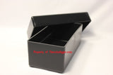 Acrylic Storage Box + 20 BLACK 40mm Coin Holder Capsule Displays