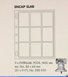 2 Lighthouse ENCAP Slab Coin Holder Album Binder Page for NGC PCGS EVERSLAB Case - The Coin Digger