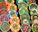 10 ✯ ASSORTED CASINO POKER CHIPS COLLECTION ✯ BLOWOUT SALE ALMOST 200 CASINO'S