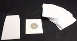 Paper Coin Envelopes - 2x2 GUARDHOUSE Acid Sulpher Free White - The Coin Digger