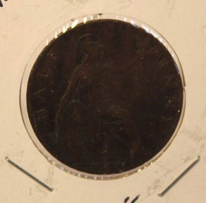 1898 Great Britain 1/2 Penny Coin with Holder  thecoindigger World Coin Estates - The Coin Digger