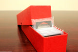 Storage Box Coin Holder 9x2x2 Boxes Single Row for 2x2 Flips or Snaps