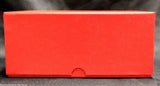 LARGE Currency Holder Storage Box Old Banknote Bill Foreign Money RED Case - The Coin Digger