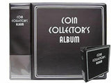 Deluxe Coin Holder Collector Kit Binder Album Page 300 Paper Flip Case Kit