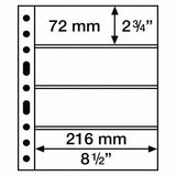 5 Grande 4c Modern Currency Banknote 4 Pocket Page Semi Rigid Topload Holder
