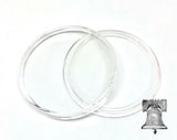 Air-Tite Coin Holder Capsule Storage Case Model H Black Ring Acrylic Display 26-32mm