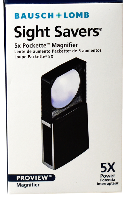 Bausch & Lomb 5x Pockette Magnifier Slide Out Sight Savers Coin Loupe – The  Coin Digger