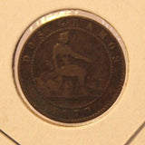 1870 Spain 2 Centimos Coin with Display Holder thecoindigger World Estate