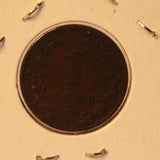1900 Netherlands 1 Cent Coin with Holder thecoindigger World Coins