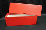 RED Coin Storage Box + 100 2½ x 2½ Coin Holder Display Flips - The Coin Digger