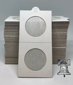 100 Half Dollar 2x2 Self Adhesive Coin Holder Flips 32.5mm Matrix Lighthouse - The Coin Digger