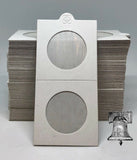 100 Half Dollar 2x2 Self Adhesive Coin Holder Flips 32.5mm Matrix Lighthouse - The Coin Digger
