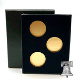 Air-tite Coin Holder Black Velvet Box Display Gold Insert Model A Storage Case