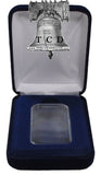 Velvet Display Steel Box Vertical Case & 1oz Silver Bar Holder Air-tite Capsule - The Coin Digger
