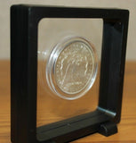 3D Magic Frame 90 Display Stand 3.5x3.5 Floating Coin Bottle Cap Gold Silver Bar - The Coin Digger