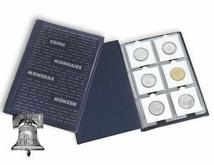 60 Pocket Coin Holder Flip Album 5x7 NUMIS Lighthouse 2x2 Storage Book Case