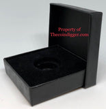 Black Gift Box Coin Holder Display 3x3 Case for Model A Capsule : 10mm-20mm Ring