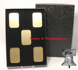 Air-tite Direct Fit Storage Box for Capsule 1oz Silver Bar Holder 5 Insert Display