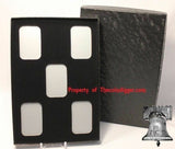 Air-tite Direct Fit Storage Box for Capsule 1oz Silver Bar Holder 5 Insert Display