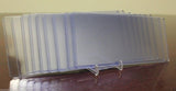 Currency Storage RED Box + 50 BCW Rigid Regular Modern Size Toploaders Holders