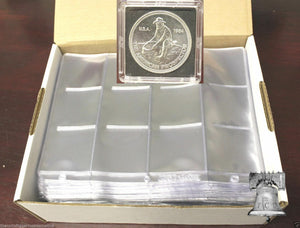 BCW 12 Pocket Pages for 2.5 X 2.5 Coin Holder Capsule Case : 10 Per Pack - The Coin Digger