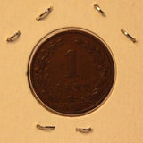 1901 Netherlands 1 Cent Coin with Display Holder thecoindigger World Coins