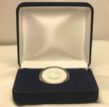 Velvet Air-tite  Storage Box & 1 Gram Colored insert (your Choice) for Silver Gold Bar - The Coin Digger