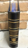 Currency Holder Album + 20 Binder Page Modern Banknote Sleeve Lighthouse LEATHER - The Coin Digger