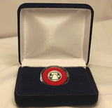 Velvet Air-tite  Storage Box & 1 Gram Colored insert (your Choice) for Silver Gold Bar - The Coin Digger