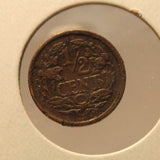 1917 Netherlands 1/2 Cent  Coin with Holder Display thecoindigger World Estates