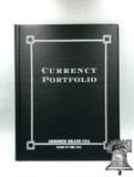 Burgundy Currency Portfolio Banknote Holder Album Folder Case Armored Brand USA