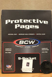 30 BCW Trading Ultra Storage PRO Card Sleeve Storage Pages 9 POCKET Page Holder