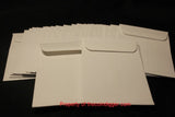 25 Coin Envelope Slab Holder Case 3x4.5 10oz Silver Copper Bar White Sleeve