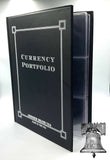 Black Currency Portfolio Banknote Holder Album Folder Case Armored Brand USA