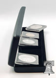 NOBILE Black Leatherette Coin Holder Snap Slab Magnicap Box Storage Case CHOICE