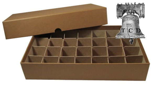 Half Dollar Coin Holder Tube 30.6mm Storage Box 28 Tubes Heavy Duty GUARDHOUSE