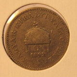 1893 Hungary 20 Filler Nickel Coin with Holder thecoindigger World Coins Estates
