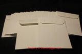 100 Coin Envelope Slab Holder Case 3x4.5 10oz Silver Copper Bar White Sleeve