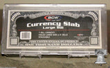 Large Bill Deluxe Currency Slab Acid Free Crystal Clear BCW Banknote Holder Case - The Coin Digger