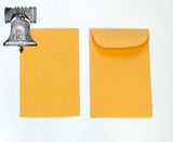 100 Coin Envelope Kraft Slab Holder Case 3x4.5 10oz Silver Copper Bar Sleeve