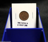 Blue Coin Holder Plastic Storage Box Pro Grade for 2x2 Flips or Snaps
