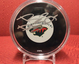 Hockey Puck Tube Holder Case 3x1 Regulation Size & Adjustable Stand BCW