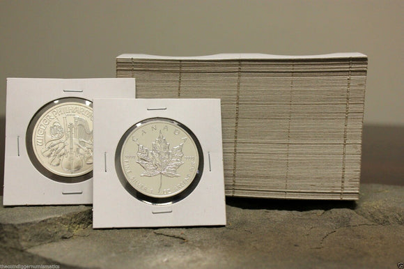 BCW Cardboard Flips 2.5 x2.5 for ASE, Maple Leaf and more Coin Holder