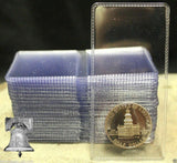 50 Double Pocket 2x2 Coin Flip Holder Vinyl 7mil Thick Guardhouse Storage Flips