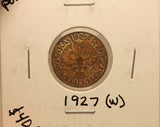 1927 W Poland 2 Grosze Coin with Holder Display thecoindigger World Estate