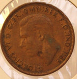 1943 M Australia Penny Melbourne Copper Coin & Holder Thecoindigger World Coins