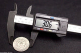 Digital Caliper Coin Stamp Jewlery Electronic ✯ CARBON COMPOSITE 6" Inch 150mm