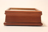 BCW BallQube Baseball Holder w/ Wood and Mirror Base Cube Ball Display Case - The Coin Digger