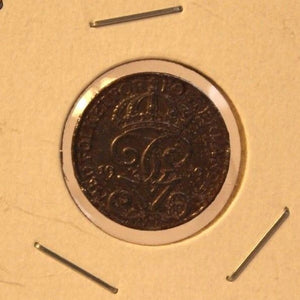 1919 Sweden Ore Steel Coin with Display Holder thecoindigger World Coin Estates