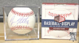 Baseball Holder - Acrylic Grandstand Cube : Clear Deluxe Display Storage Case - The Coin Digger